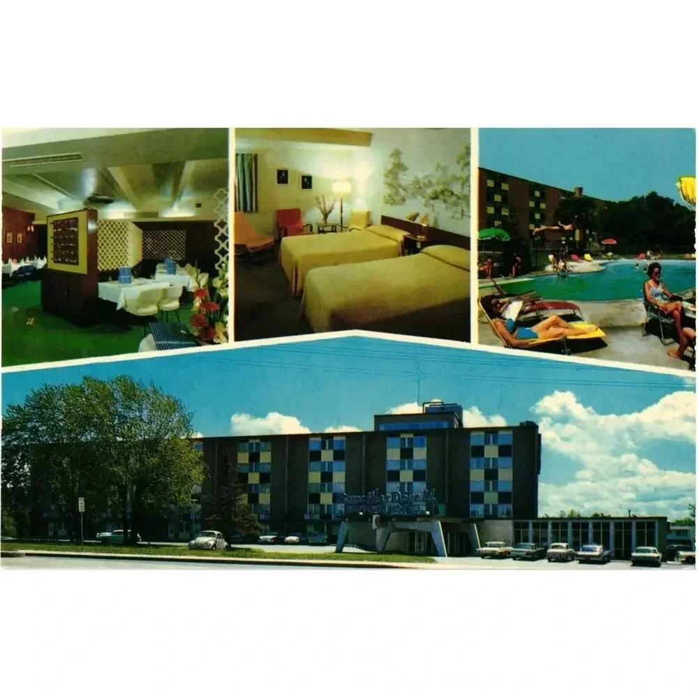 Bruce Macdonald Motor Hotel (West) 1400 Carling Ottawa Ontario Canada Postcard - Picture 1 of 2